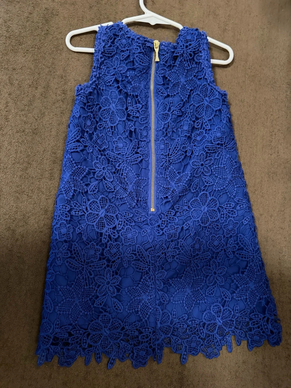 kate spade navy blue lace dress
